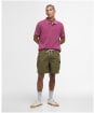 Men's Barbour Washed Sports Polo Shirt - Washed Raspberry