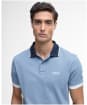 Men's Barbour International Howall Polo Shirt - Washed Blue