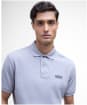 Men's Barbour International Essential Polo - Oyster Grey