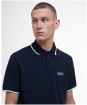 Men's Barbour International Evan Tipped Polo Shirt - Sapphire Navy
