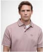 Men's Barbour Heydon Performance Polo Shirt - Dark Rust