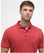 Men's Barbour Hylton Interlock Tailored Fit Polo Shirt - Red Spice