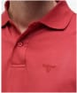 Men's Barbour Hylton Interlock Tailored Fit Polo Shirt - Red Spice