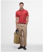 Men's Barbour Hylton Interlock Tailored Fit Polo Shirt - Red Spice