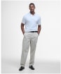 Men's Barbour Hylton Interlock Tailored Fit Polo Shirt - White
