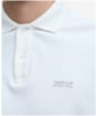 Men's Barbour International Charlie Textured Polo Shirt - Whisper White