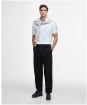 Men's Barbour International Charlie Textured Polo Shirt - Whisper White