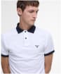 Men's Barbour Lynmouth Tipped Tailored Fit Polo Shirt - White