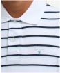 Men's Barbour Ashill Striped Tailored Fit Polo Shirt - White