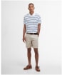 Men's Barbour Ashill Striped Tailored Fit Polo Shirt - White