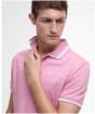Men's Barbour Ferrybridge Lightweight Tailored Fit Polo Shirt - True Pink