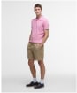 Men's Barbour Ferrybridge Lightweight Tailored Fit Polo Shirt - True Pink