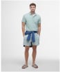 Men's Barbour Dymchurch Seersucker Polo Shirt - Pale Apple
