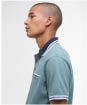 Men's Barbour Thurne Tipped Tailored Fit Polo Shirt - Vintage Teal