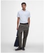 Men's Barbour Sutton Tailored Fit Polo Shirt - Antique White