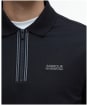 Men's Barbour International Ollie Twin Tipped Placket Polo - Black