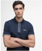 Men's Barbour International Ollie Twin Tipped Placket Polo - Navy