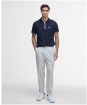 Men's Barbour International Ollie Twin Tipped Placket Polo - Navy