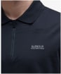 Men's Barbour International Chapter Jacquard Texture Polo - Black