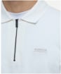 Men's Barbour International Chapter Jacquard Texture Polo - Whisper White