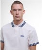 Men's Barbour International Caleb Multi Tipped Polo Shirt - Quartz Pink