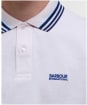Men's Barbour International Caleb Multi Tipped Polo Shirt - Quartz Pink