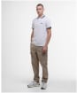 Men's Barbour International Caleb Multi Tipped Polo Shirt - Quartz Pink