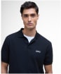 Men's Barbour International Lightweight Pique Essential Polo Shirt - Black