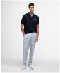 Men's Barbour International Lightweight Pique Essential Polo Shirt - Black