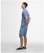 Men's Barbour International Lightweight Pique Essential Polo Shirt - Washed Blue