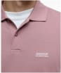 Men's Barbour International Lightweight Pique Essential Polo Shirt - Vintage Pink