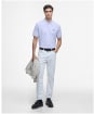 Men's Barbour International Lightweight Pique Essential Polo Shirt - Thistle