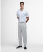 Men's Barbour International Lightweight Pique Essential Polo Shirt - White