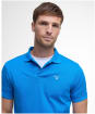 Men's Barbour Active Tailored Fit Polo Shirt - Sports Blue