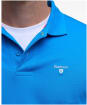 Men's Barbour Active Tailored Fit Polo Shirt - Sports Blue