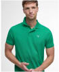 Men's Barbour Active Tailored Fit Polo Shirt - Hedge Green