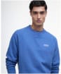 Men's Barbour International Essential Crew Neck Sweat - North Sea Blue