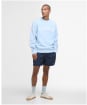 Men's Barbour Prep Logo Crew Sweater - Ocean Sky