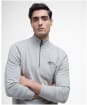 Men’s Barbour International Essential Half Zip Sweater - Concrete