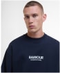 Men's Barbour International Formula Oversized Crew Sweatshirt - Sapphire Navy