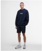 Men's Barbour International Formula Oversized Crew Sweatshirt - Sapphire Navy