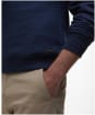 Men's Barbour Nelson Half Zip Sweatshirt - Navy Marl