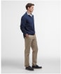 Men's Barbour Nelson Half Zip Sweatshirt - Navy Marl
