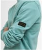 Men's Barbour International Outline Badge Crew - Granite Green