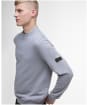 Men's Barbour International Outline Badge Crew - Pale Slate