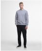 Men's Barbour International Outline Badge Crew - Pale Slate