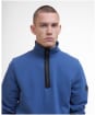 Men's Barbour International Outline Funnel Neck Sweatshirt - North Sea Blue