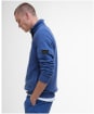Men's Barbour International Outline Funnel Neck Sweatshirt - North Sea Blue