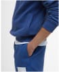 Men's Barbour International Outline Funnel Neck Sweatshirt - North Sea Blue