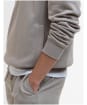 Men's Barbour International Outline Funnel Neck Sweatshirt - Concrete